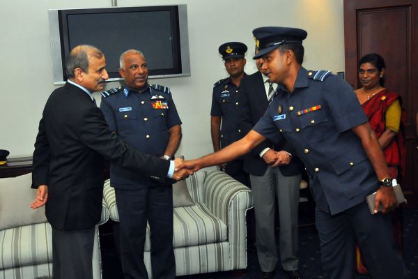 Pakistan Air Chief Arrives In Sri Lanka