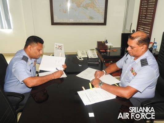 CHANGE
OF COMMAND OF SLAF STATION PALALY