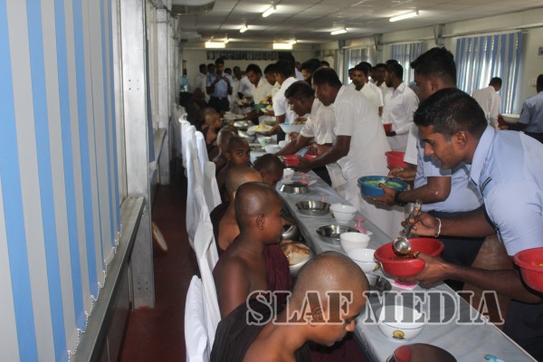 Annual Pirith
Chanting and Alms giving ceremony at SLAF Station Palavi