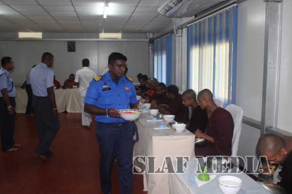 Annual Pirith
Chanting and Alms giving ceremony at SLAF Station Palavi