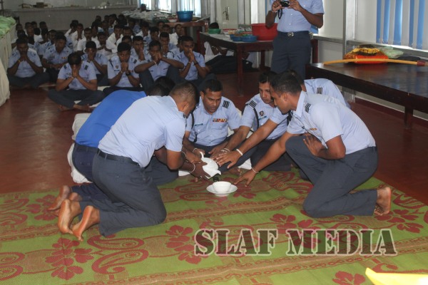 Annual Pirith
Chanting and Alms giving ceremony at SLAF Station Palavi