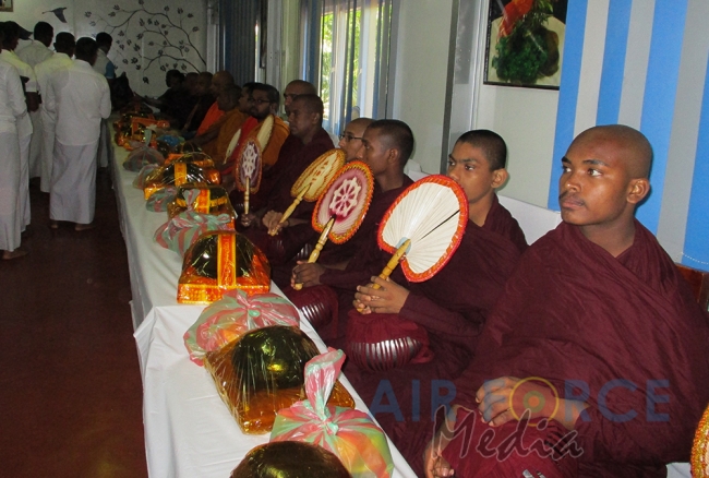 Annual Pirith Chanting and Almsgiving Ceremony at SLAF Station Palavi