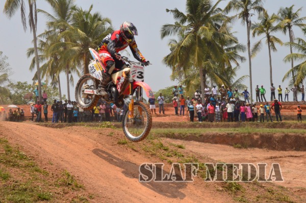 SLAF Riders Take Honours at Pannala Motor Cross