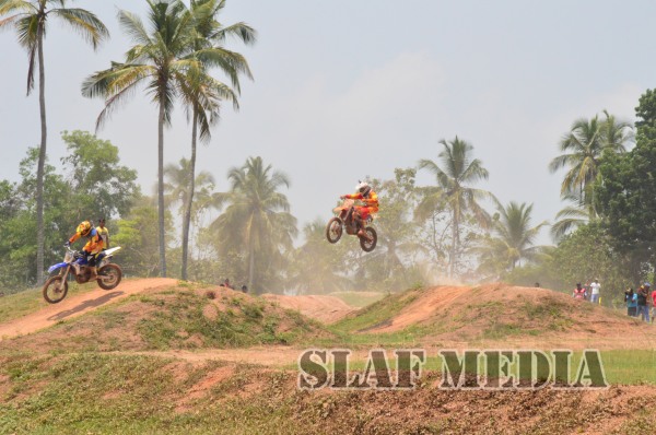 SLAF Riders Take Honours at Pannala Motor Cross