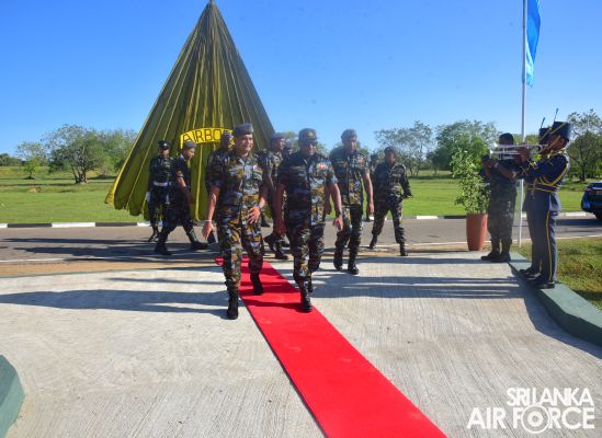 PASSING
OUT PARADE OF PARATROOPERS AND SPECIAL AIRBORNE FORCE AT SLAF AMPARA