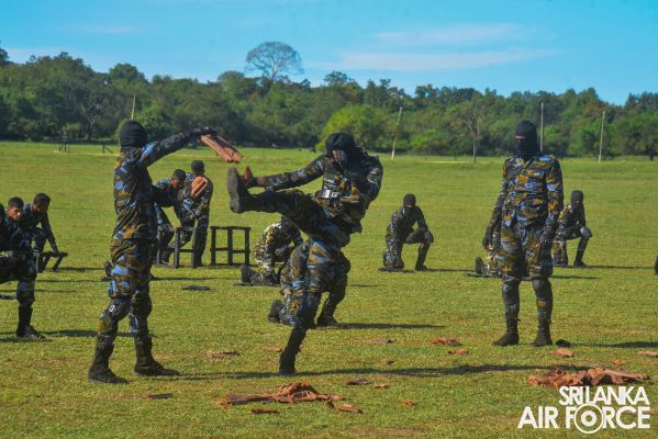 PASSING
OUT PARADE OF PARATROOPERS AND SPECIAL AIRBORNE FORCE AT SLAF AMPARA