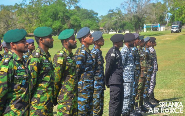 PASSING
OUT PARADE OF PARATROOPERS AND SPECIAL AIRBORNE FORCE AT SLAF AMPARA