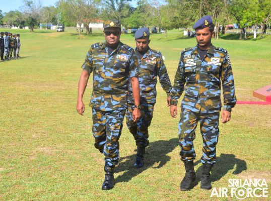 PASSING
OUT PARADE OF PARATROOPERS AND SPECIAL AIRBORNE FORCE AT SLAF AMPARA