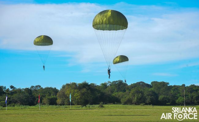 PASSING
OUT PARADE OF PARATROOPERS AND SPECIAL AIRBORNE FORCE AT SLAF AMPARA