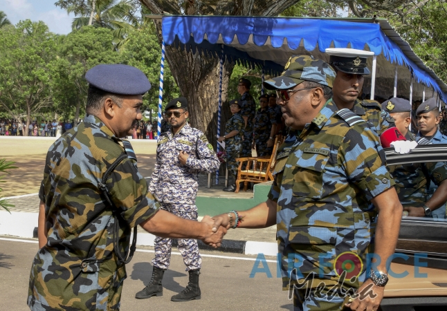 Paratroopers and Special Air Borne Force Personnel Pass Out at SLAF Base Katunayake
