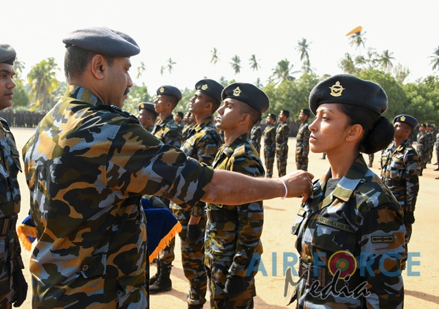 Paratroopers and Special Air Borne Force Personnel Pass Out at SLAF Base Katunayake