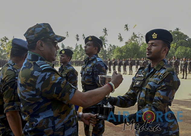 Paratroopers and Special Air Borne Force Personnel Pass Out at SLAF Base Katunayake