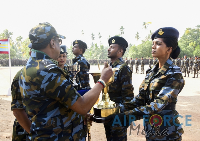 Paratroopers and Special Air Borne Force Personnel Pass Out at SLAF Base Katunayake