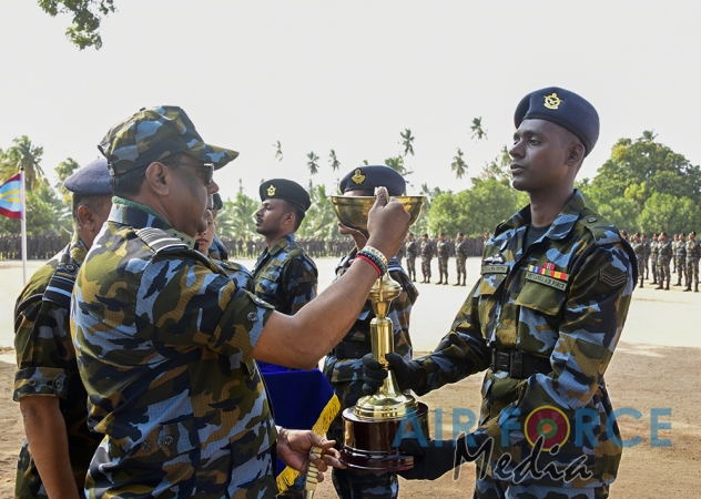 Paratroopers and Special Air Borne Force Personnel Pass Out at SLAF Base Katunayake