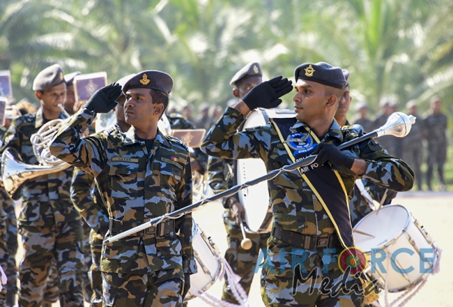 Paratroopers and Special Air Borne Force Personnel Pass Out at SLAF Base Katunayake