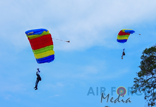 Paratroopers and Special Air Borne Force Personnel Pass Out at SLAF Base Katunayake