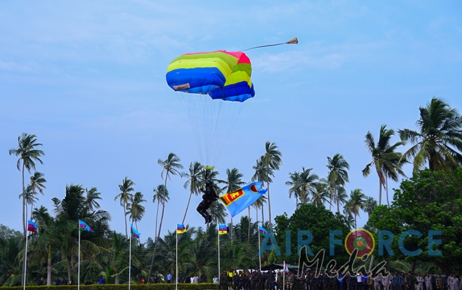 Paratroopers and Special Air Borne Force Personnel Pass Out at SLAF Base Katunayake