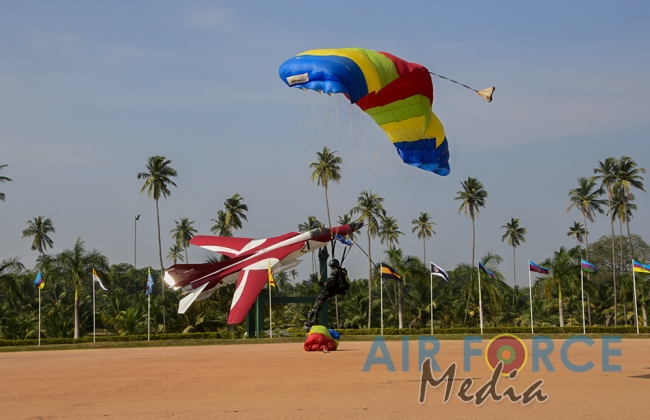 Paratroopers and Special Air Borne Force Personnel Pass Out at SLAF Base Katunayake