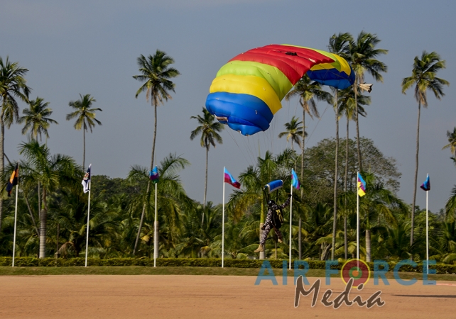 Paratroopers and Special Air Borne Force Personnel Pass Out at SLAF Base Katunayake