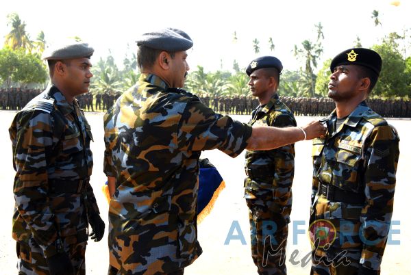 Paratroopers and Special Air Borne Force Personnel Pass Out at SLAF Base Katunayake