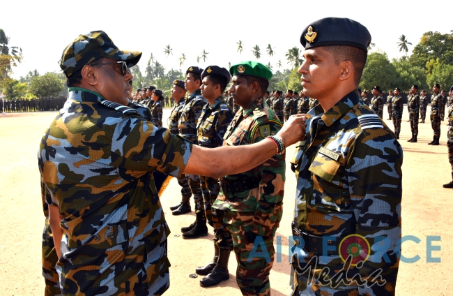 Paratroopers and Special Air Borne Force Personnel Pass Out at SLAF Base Katunayake