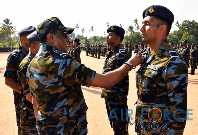 Paratroopers and Special Air Borne Force Personnel Pass Out at SLAF Base Katunayake