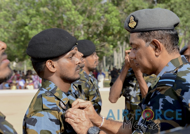 Paratroopers and Special Air Borne Force Personnel Pass Out at SLAF Base Katunayake