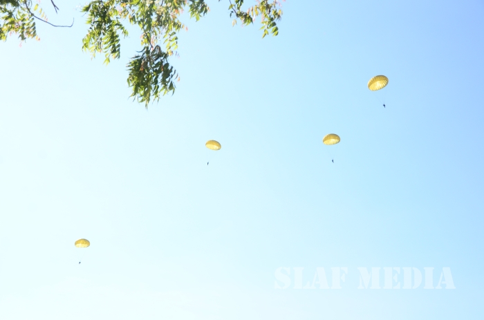 30th and 31st Basic Airborne Courses Passing Out Parade at SLAF Ampara