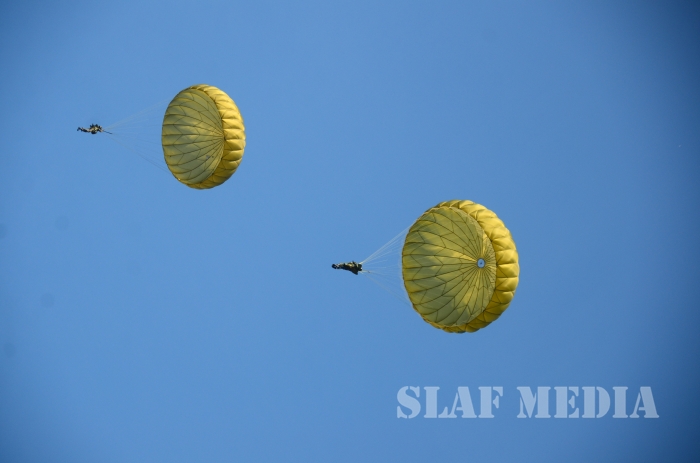 30th and 31st Basic Airborne Courses Passing Out Parade at SLAF Ampara