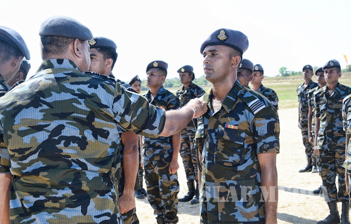 30th and 31st Basic Airborne Courses Passing Out Parade at SLAF Ampara