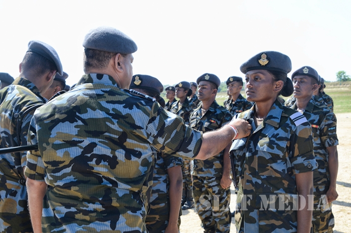 30th and 31st Basic Airborne Courses Passing Out Parade at SLAF Ampara