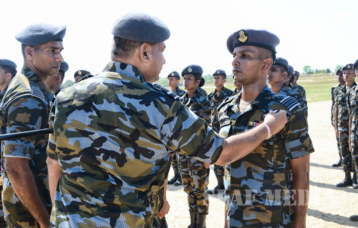 30th and 31st Basic Airborne Courses Passing Out Parade at SLAF Ampara