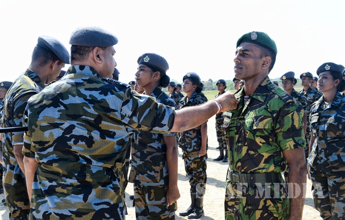 30th and 31st Basic Airborne Courses Passing Out Parade at SLAF Ampara
