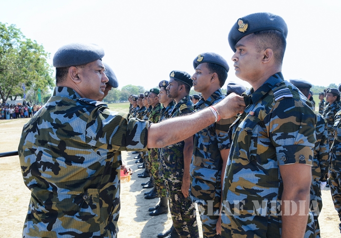 30th and 31st Basic Airborne Courses Passing Out Parade at SLAF Ampara