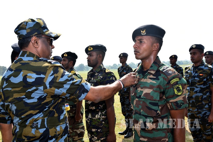 32th and 33st Basic Airborne Courses Passing Out Parade at SLAF Ampara