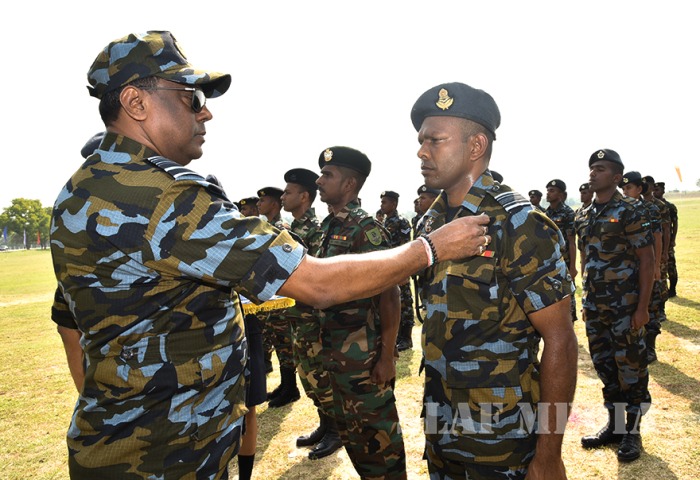 32th and 33st Basic Airborne Courses Passing Out Parade at SLAF Ampara