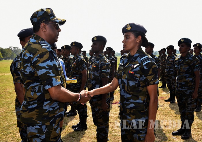 32th and 33st Basic Airborne Courses Passing Out Parade at SLAF Ampara