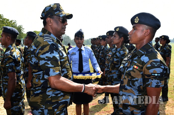 32th and 33st Basic Airborne Courses Passing Out Parade at SLAF Ampara