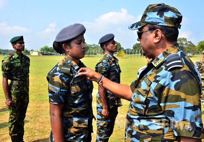 32th and 33st Basic Airborne Courses Passing Out Parade at SLAF Ampara