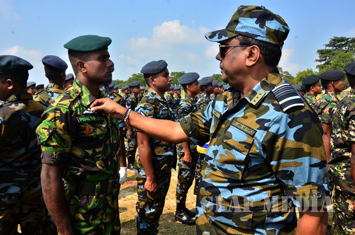 32th and 33st Basic Airborne Courses Passing Out Parade at SLAF Ampara
