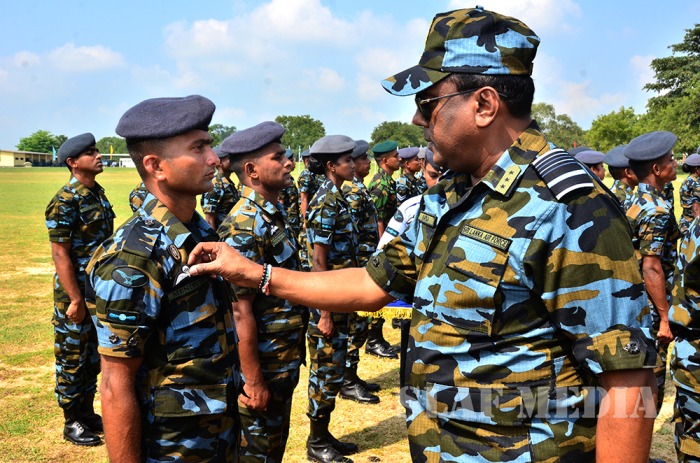 32th and 33st Basic Airborne Courses Passing Out Parade at SLAF Ampara