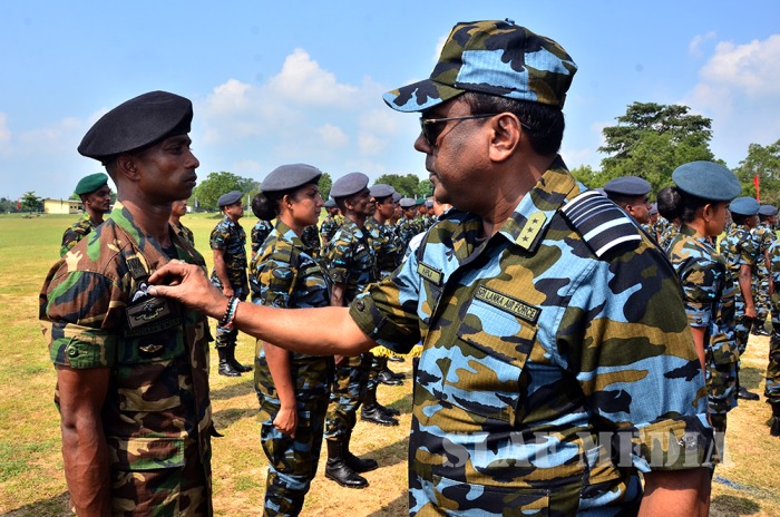 32th and 33st Basic Airborne Courses Passing Out Parade at SLAF Ampara