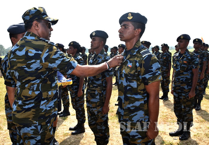 32th and 33st Basic Airborne Courses Passing Out Parade at SLAF Ampara