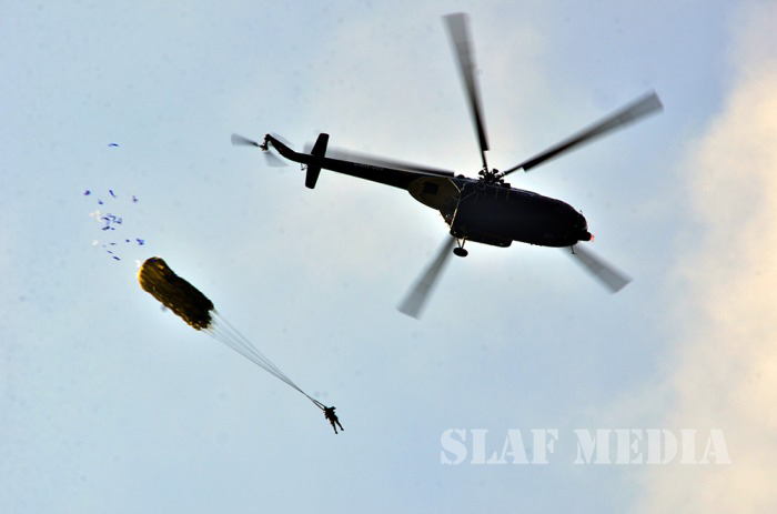 32th and 33st Basic Airborne Courses Passing Out Parade at SLAF Ampara