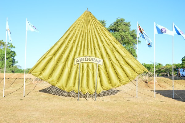 Paratroopers in action at SLAF Ampara