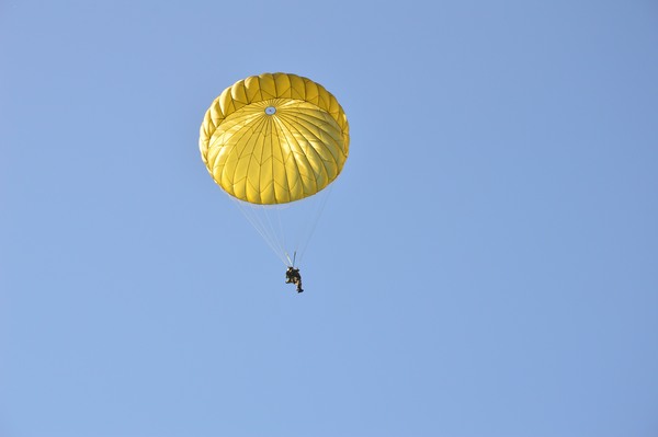 Paratroopers in action at SLAF Ampara