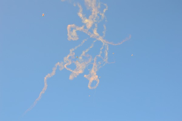 Paratroopers in action at SLAF Ampara
