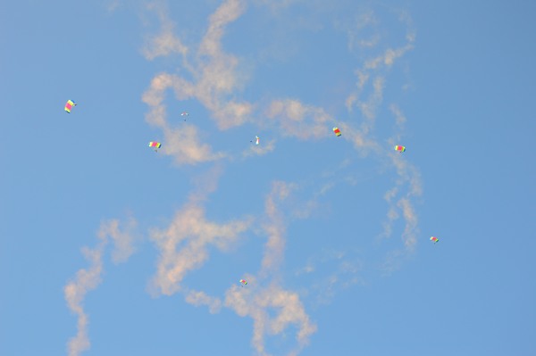 Paratroopers in action at SLAF Ampara