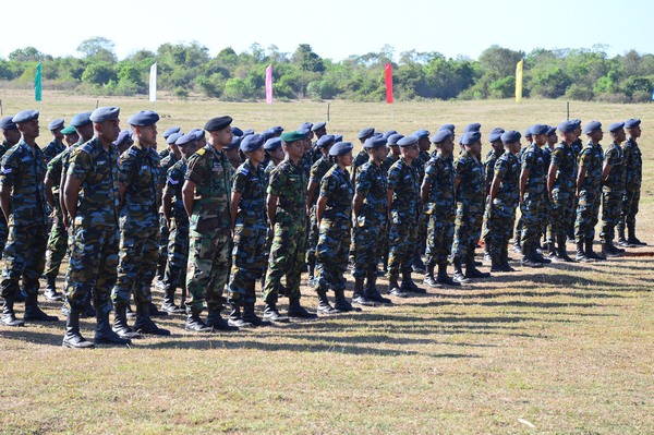 Paratroopers in action at SLAF Ampara