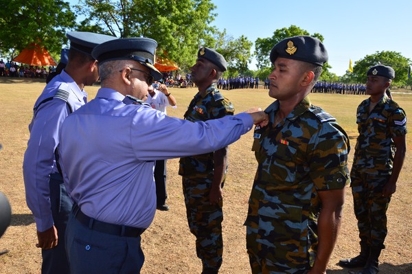 Paratroopers in action at SLAF Ampara